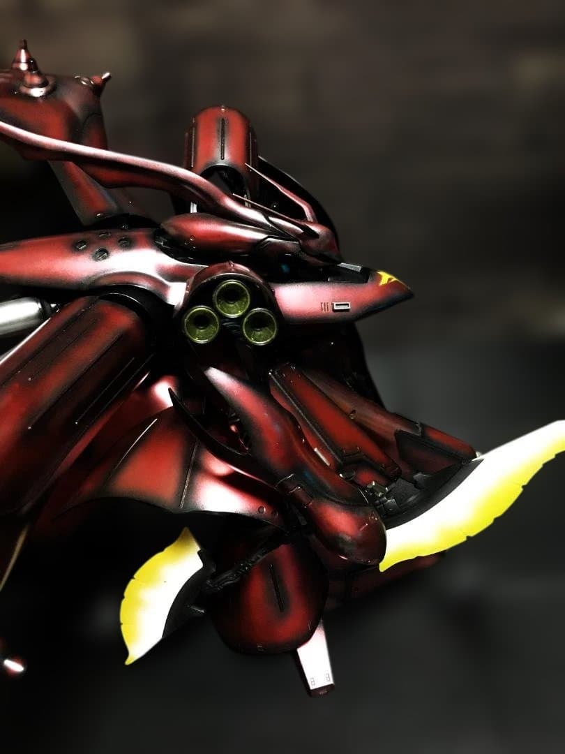 RE 1/100 MSN-04II ナイチンゲール グラデーション全塗装完成品