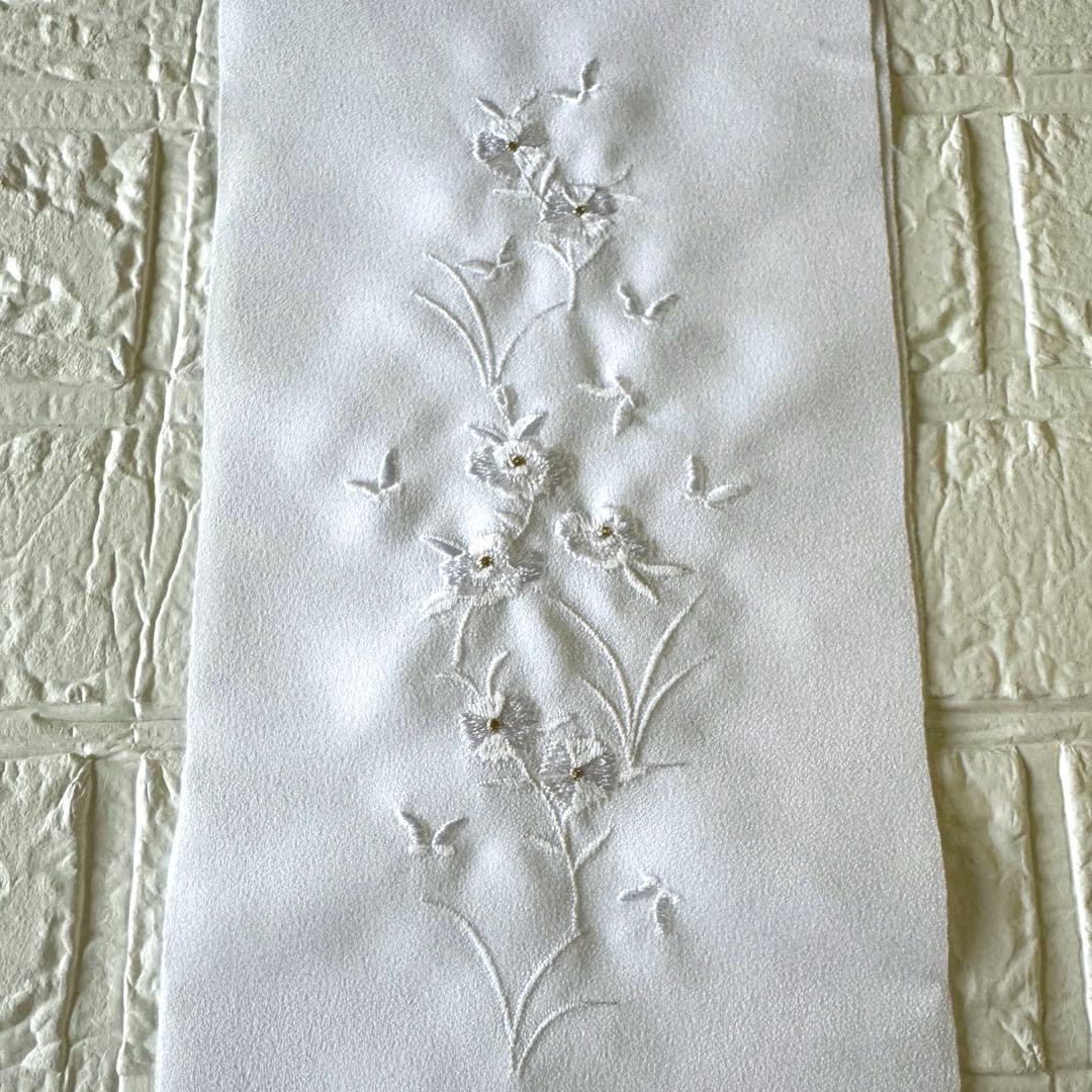 ふりふレース　髪飾りセット 重衿　半衿　帯揚げ　帯締め　パール装飾　振袖セット