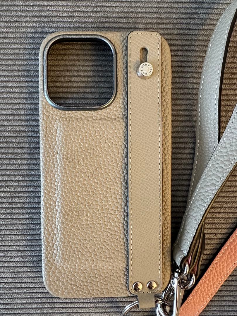 iPhone 15 Pro Max ボナペンチュラ　スマホケース＋ストラップ