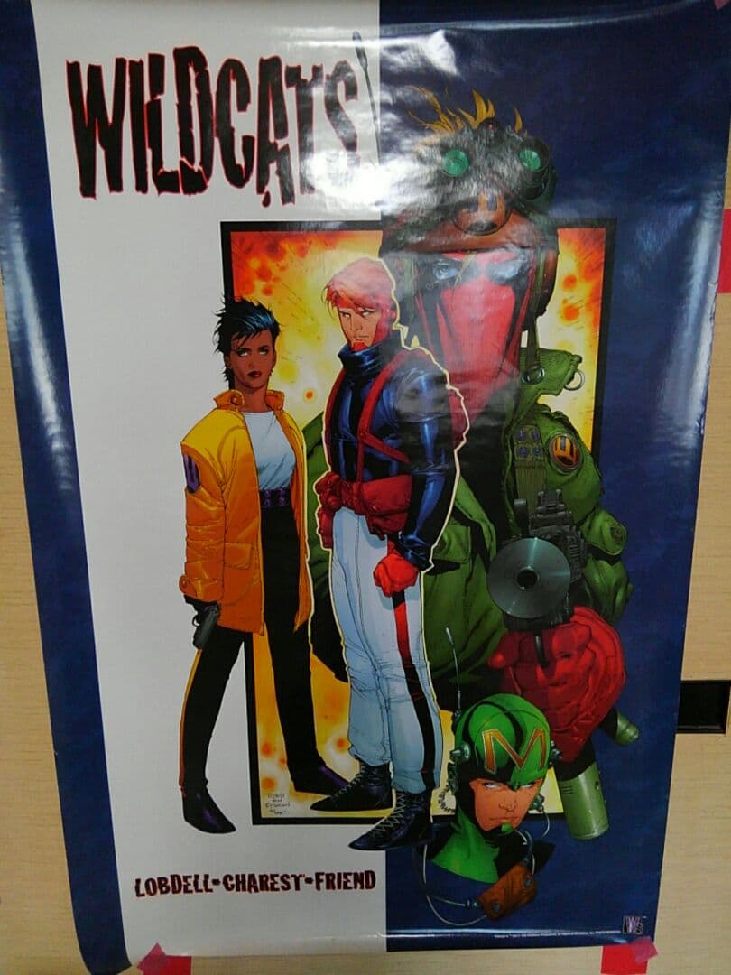アニメポスター　ワイルドキャッツ 　ポスター　非売品ポスター