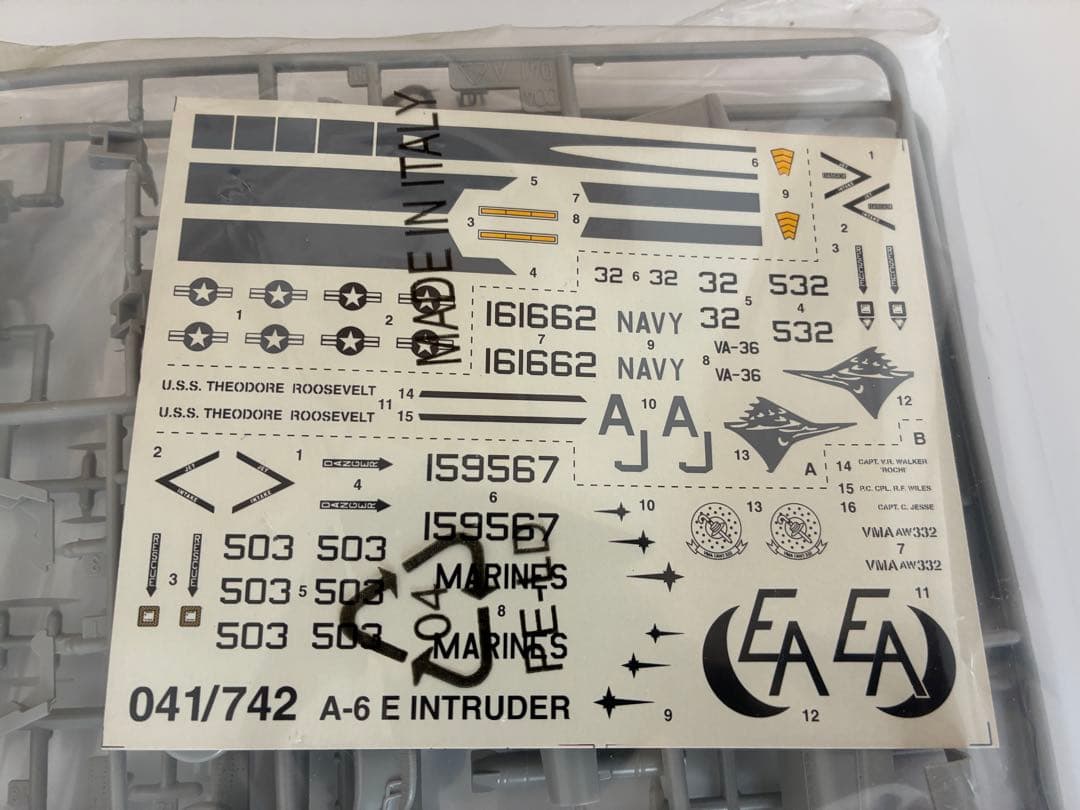 中古 航空機プラモ A-6E INTRUDER 他　TAMIYA 他