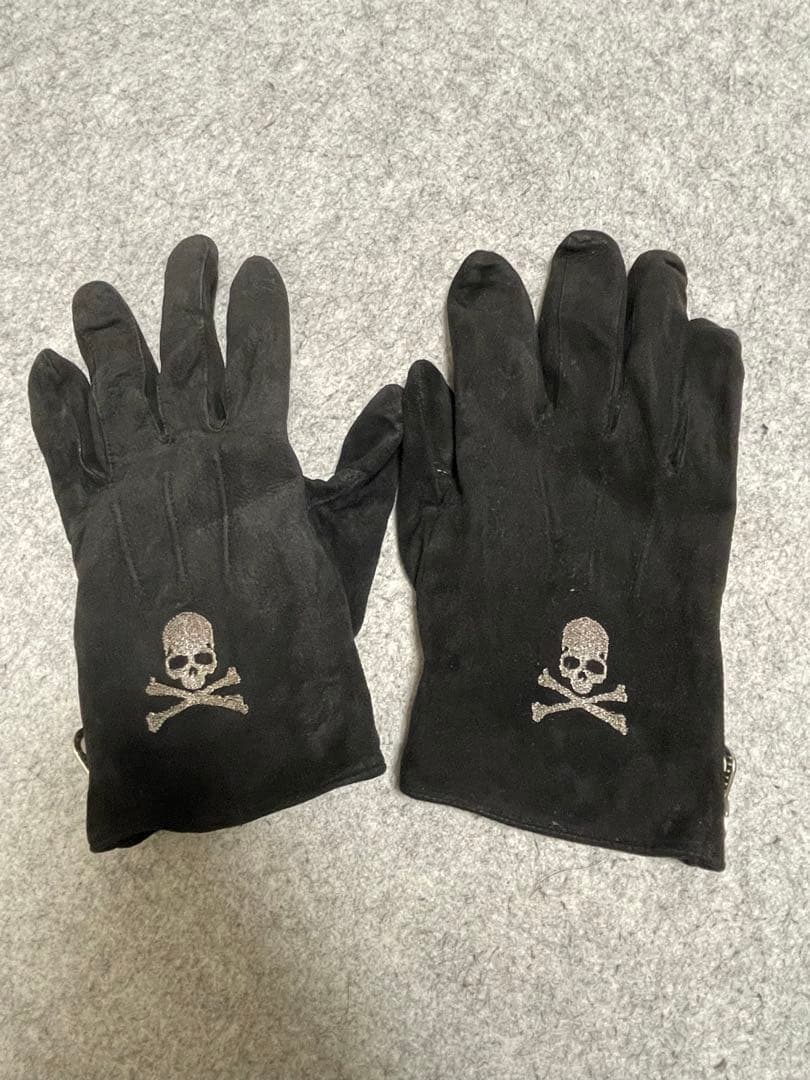 mastermind JAPAN スエード手袋 スカルデザイン