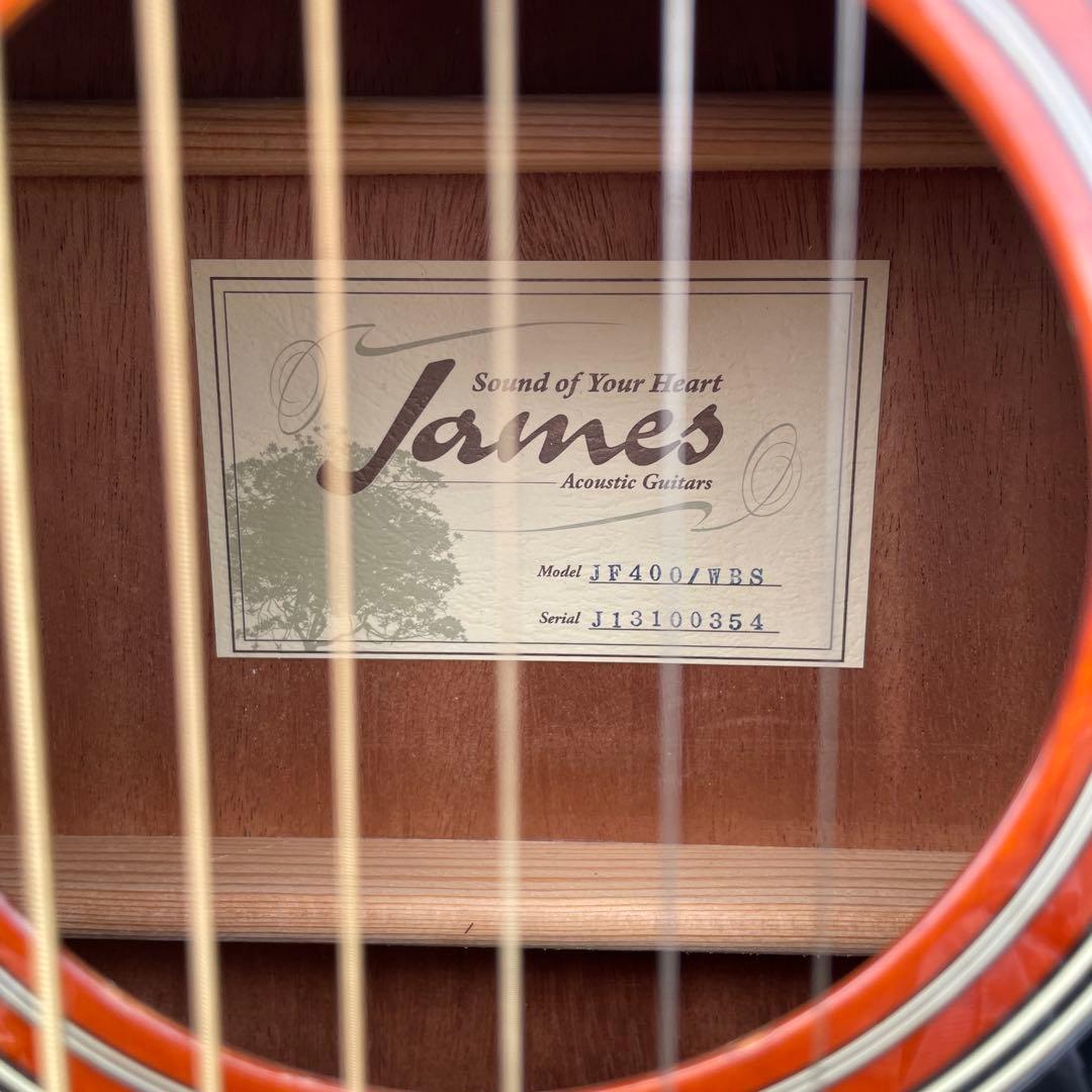 JemesアコースティックギターJF400/WBS 美品 送料無料