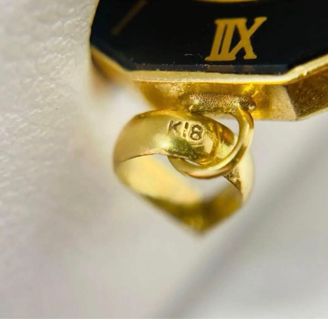 K24ネックレストップ K18枠 ツバル ペンダントトップ