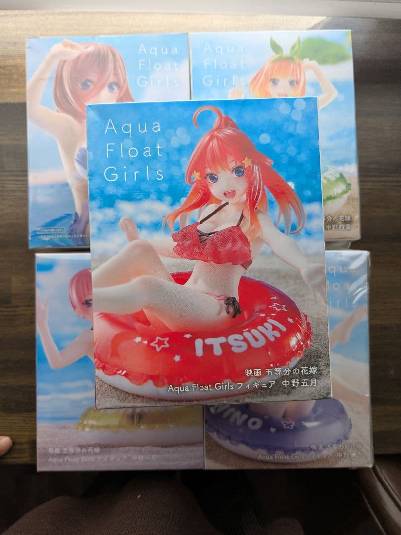 新品 Aqua Float Girls 中野五姉妹 フィギュア