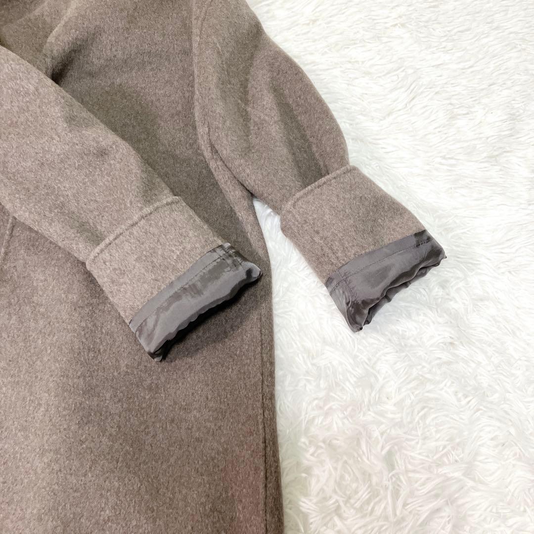 ほぼ未使用✨NOBLE ノーブル　リバー　チェスター コート　ダブル　ブラウン系