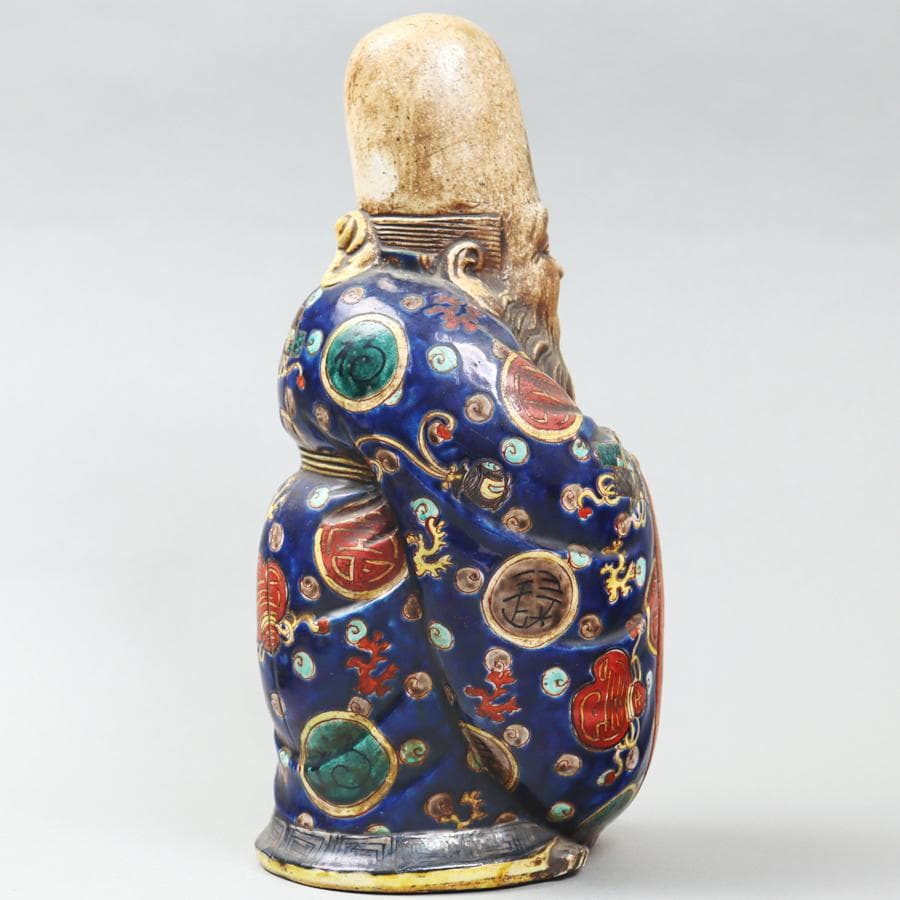 賢人像 37cm 福禄寿 福の神 置物