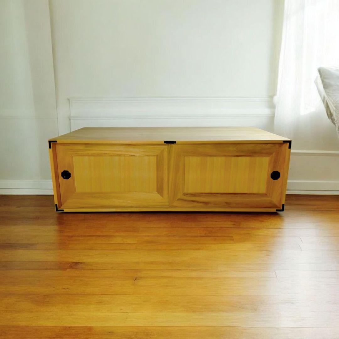 [りんごの花]ヴィンテージ 桐箪笥 天然木 整理箪笥 引き戸収納 木製