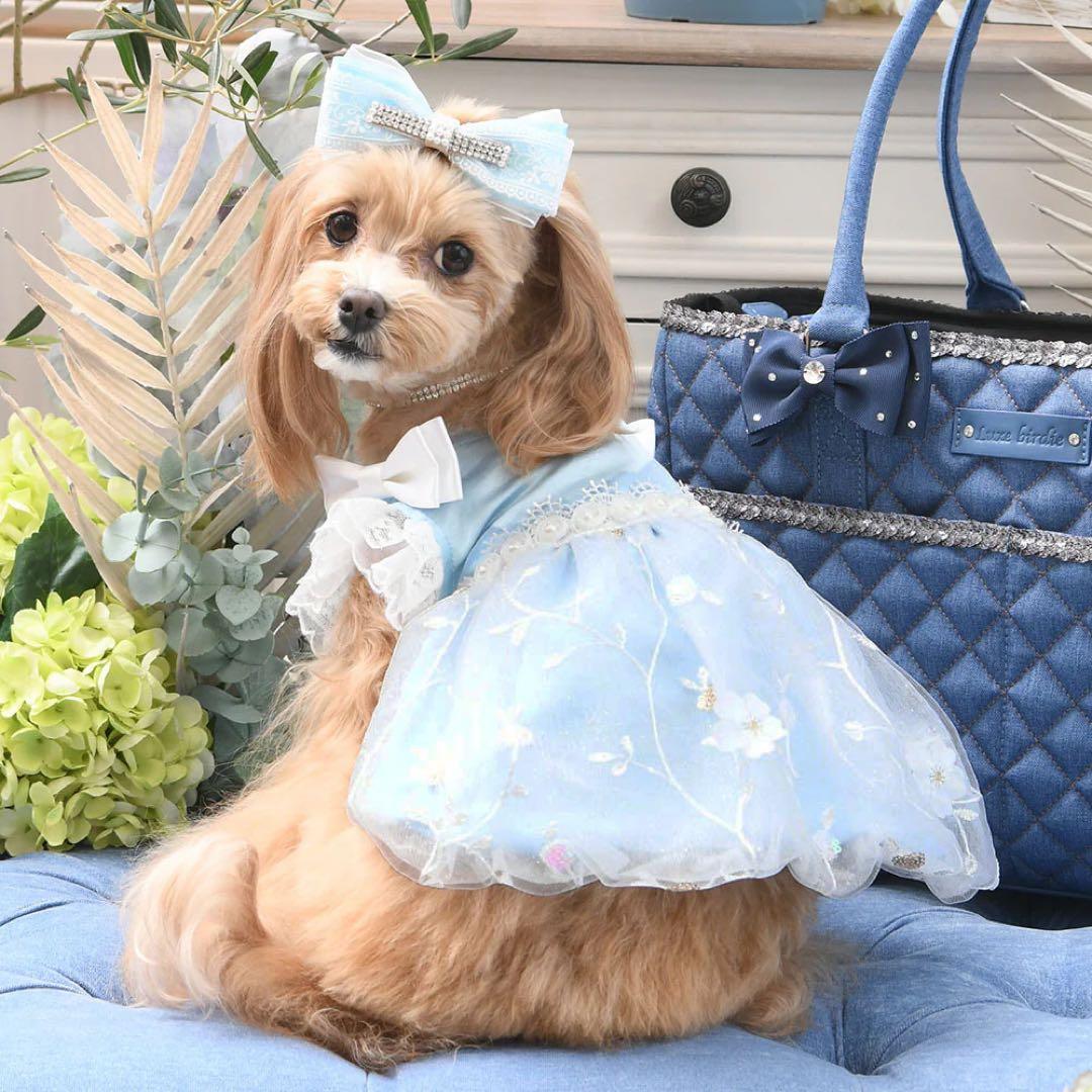 luxebirdie ラフィネドレス ブルー Mサイズ　新品未使用