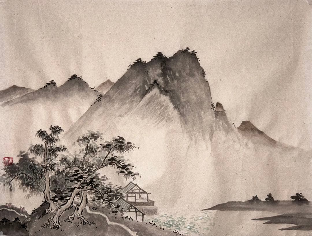 水墨画   日本画   中国画   肉筆