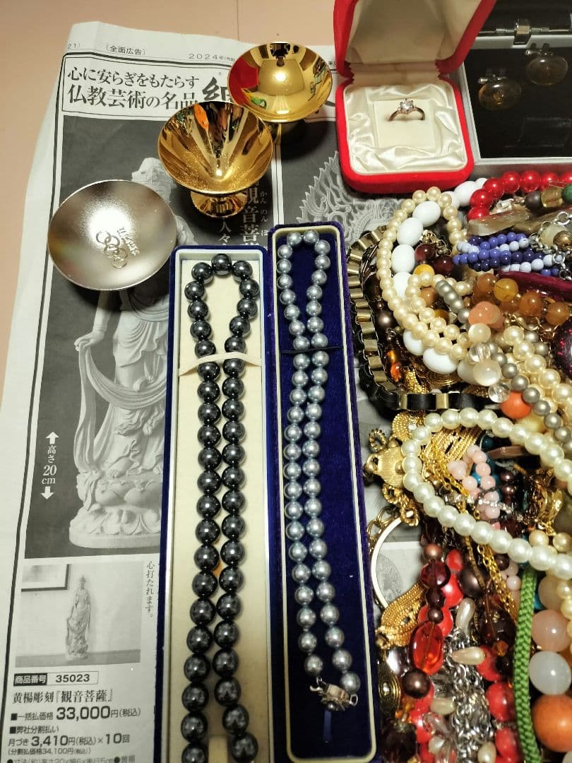 アクセサリーまとめ売り　 遺品、整理品、ジャンク品　約10.5kg