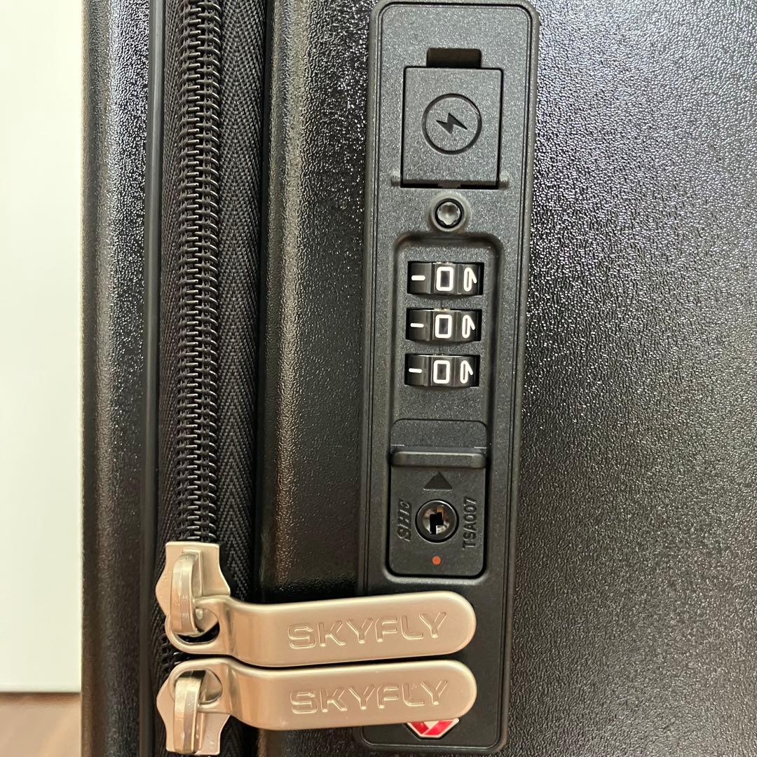 スーツケース 片開き 軽量 Lサイズ 90L 7~9泊 ブラック TSAロック