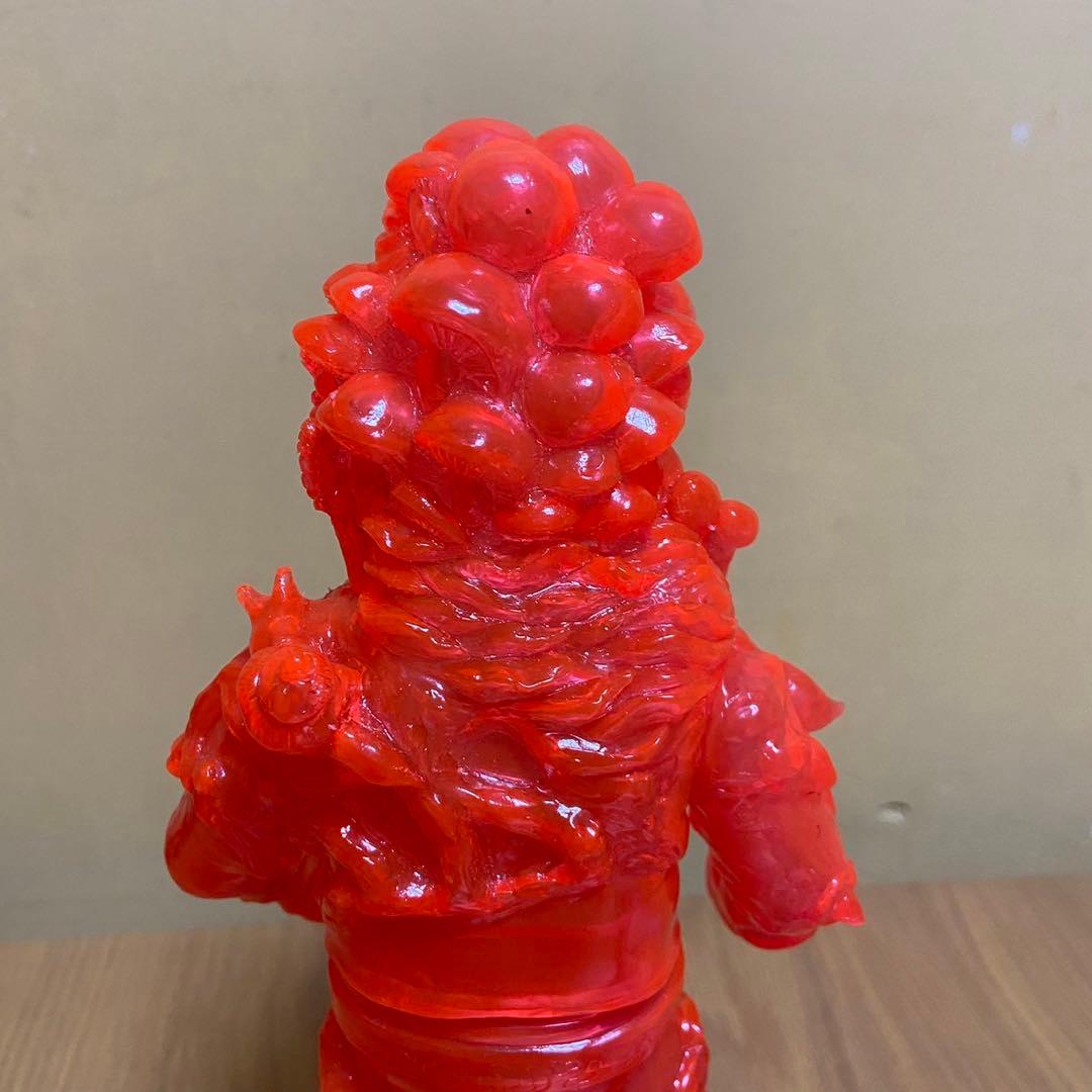 ヤモマーク　キノコ汁男 クリアオレンジ成型 未塗装 ソフビ 5415