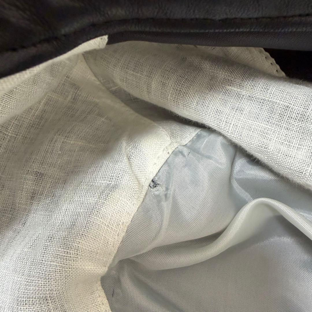 【美品】CINQUANTA メンズシングルライダース ブラック 46