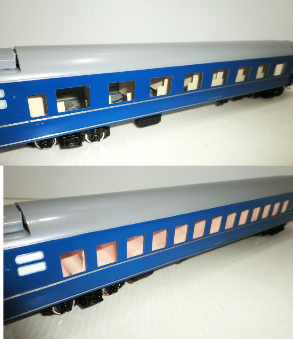 HOゲージ 寝台特急24系25型 4両 真鍮製キット組み立て品 未走行