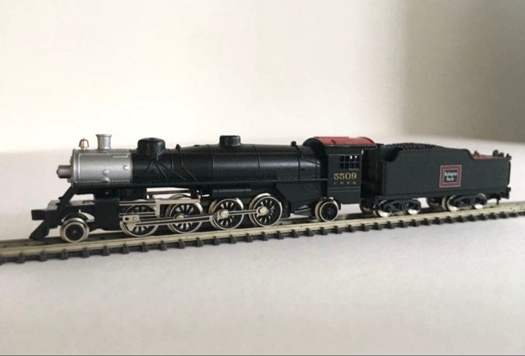 メルクリン　ミニクラブ 　バーリントンルート　ミカド大型蒸気機関車&カブース