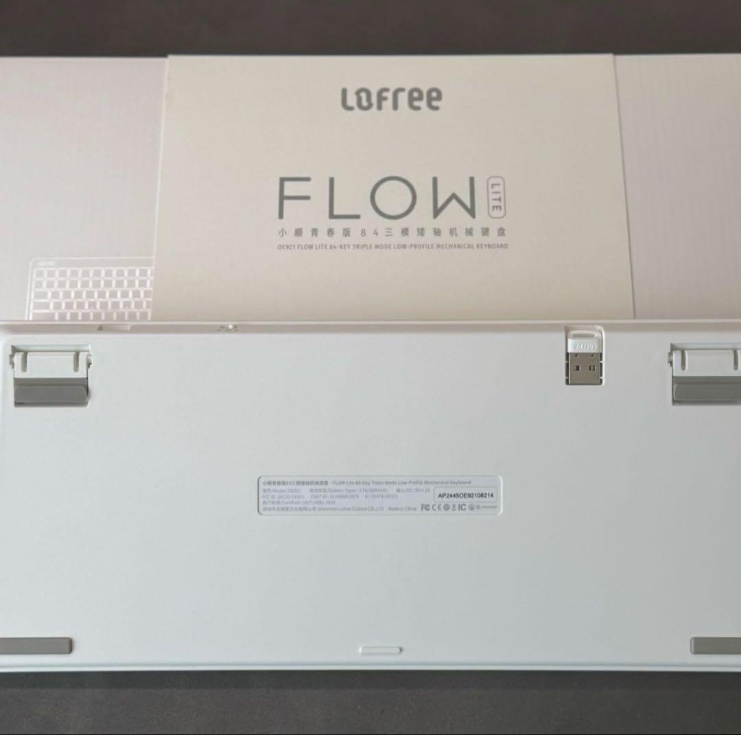 【美品】 Lofree FLOW Lite 84キー ホワイト