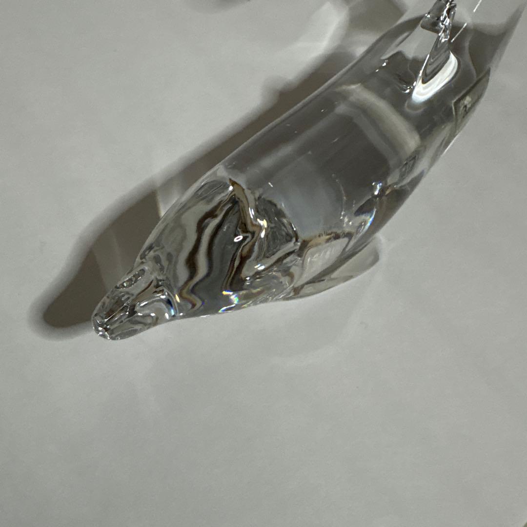 バカラ　Baccarat イルカ　置物　インテリア　グラス