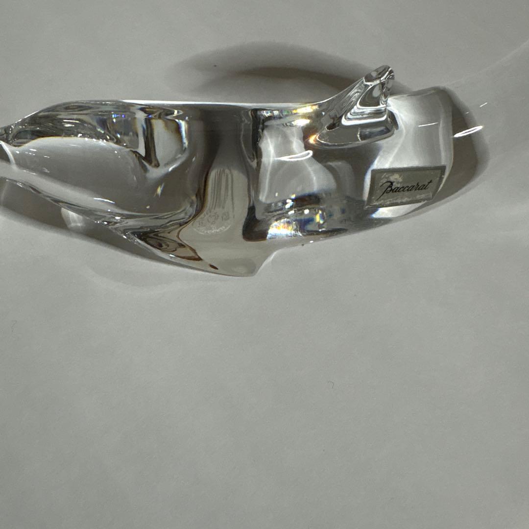 バカラ　Baccarat イルカ　置物　インテリア　グラス