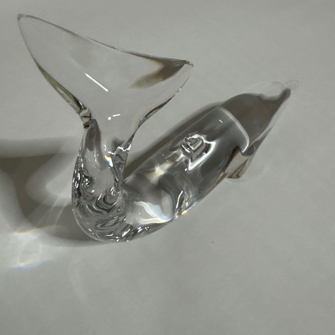 バカラ　Baccarat イルカ　置物　インテリア　グラス