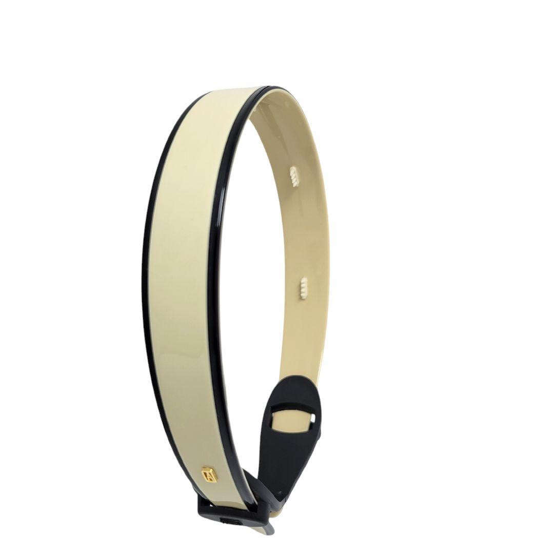 【極美品】ALEXANDRE DE PARIS カチューシャ ホワイト ブラック