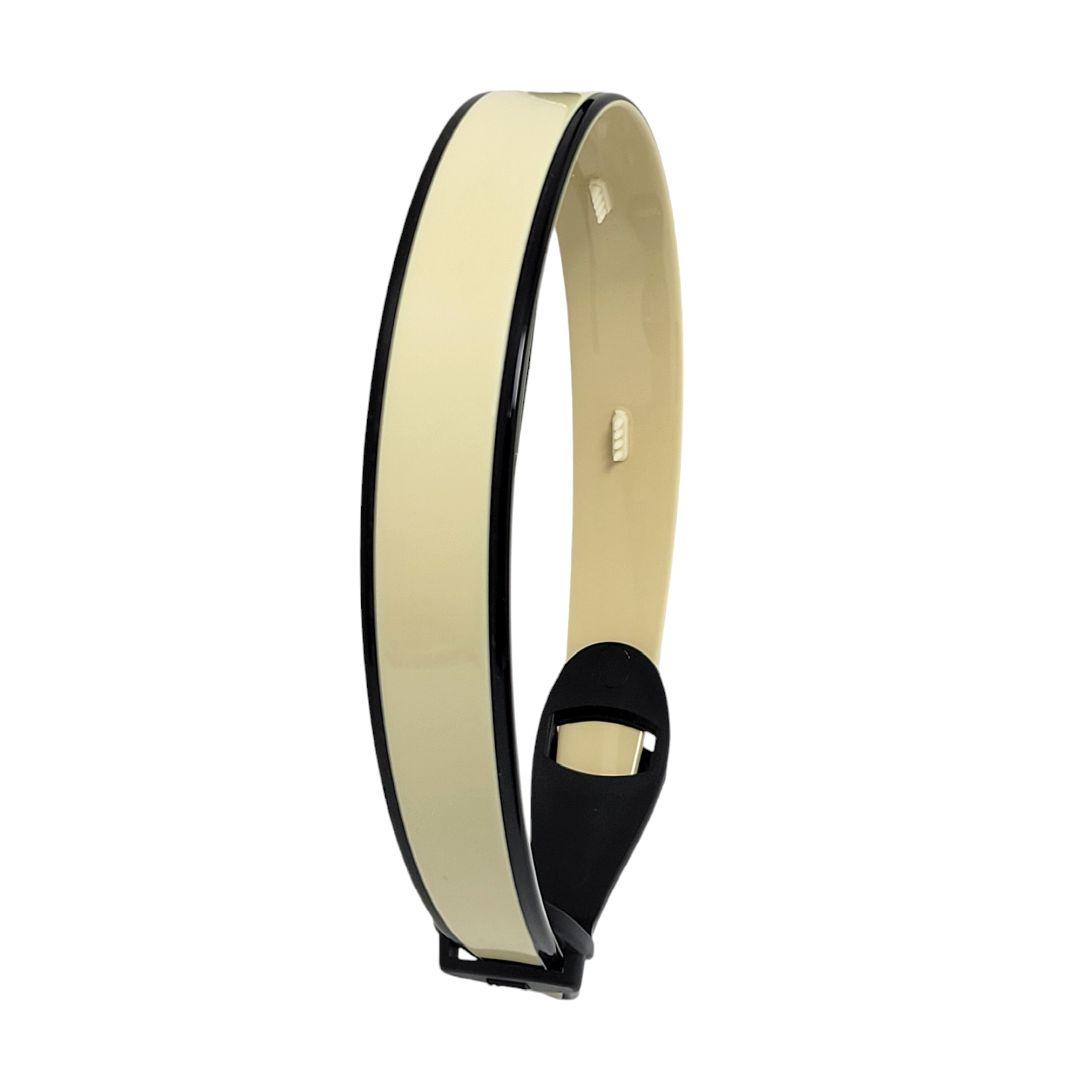 【極美品】ALEXANDRE DE PARIS カチューシャ ホワイト ブラック