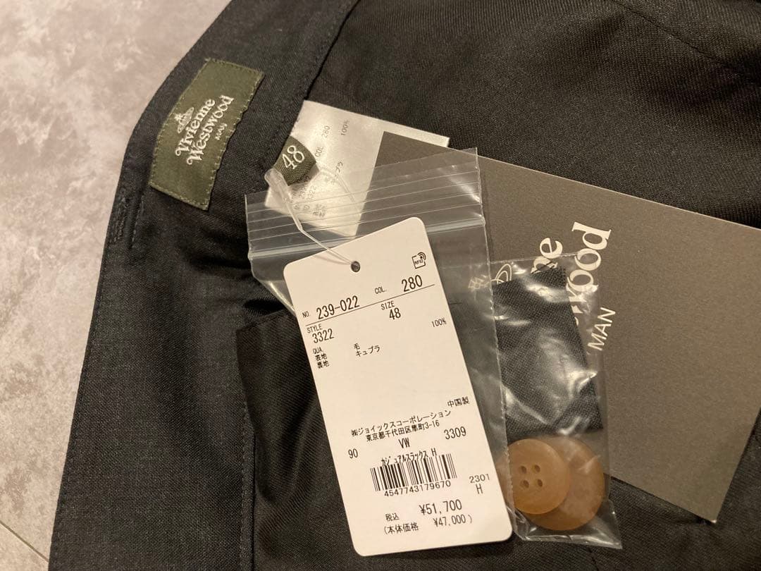 【新品】【Vivienne Westwood】WILMA トラウザーズ パンツ