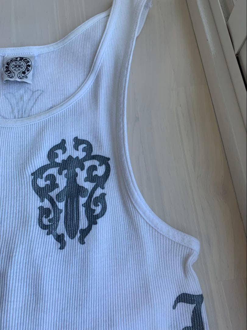 Chrome Hearts ホワイト タンクトップ　M