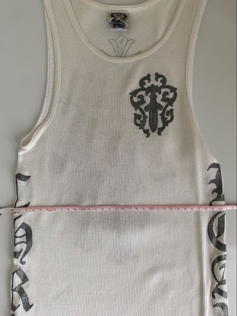 Chrome Hearts ホワイト タンクトップ　M