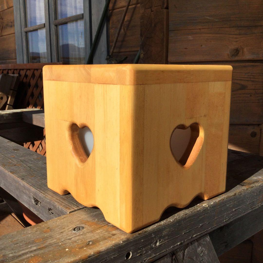 のらくろさま専用ページ♡カントリーハート　踏み台&卓上ダストBOX