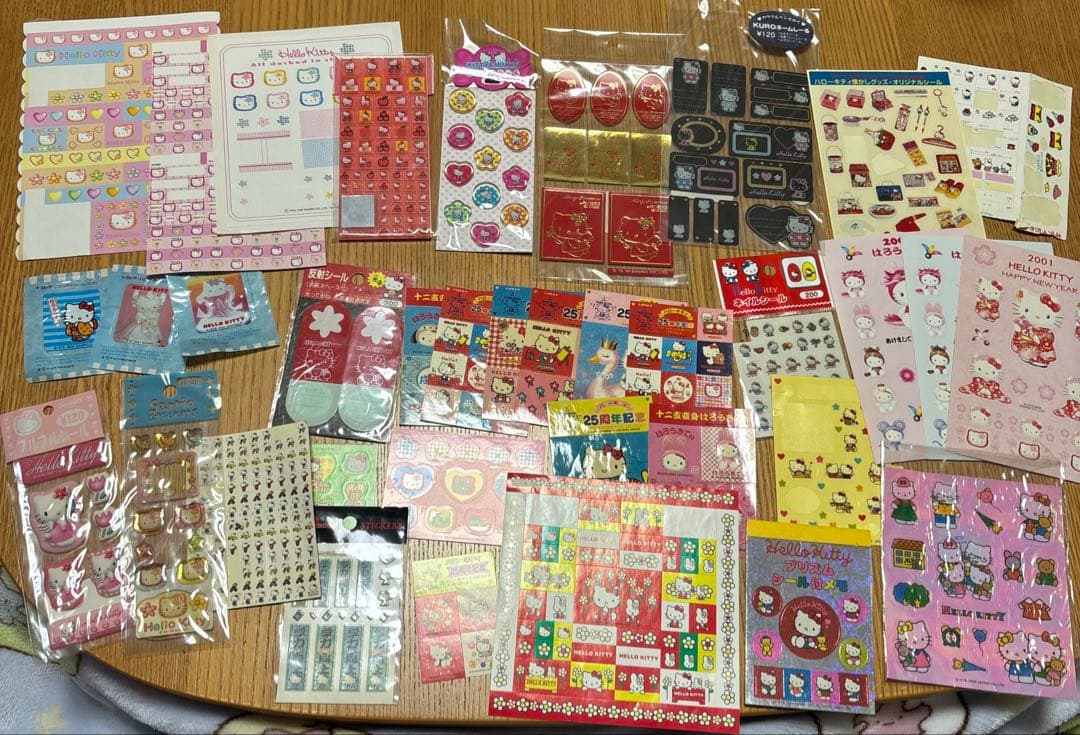 ハローキティ タイルシール　おはじきシール　シールセット シール帳　平成　レア