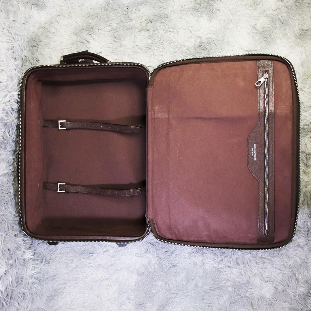 ITALY高級ブランド✨ストールマンテラッシ トラベルキャリーバッグ レザー