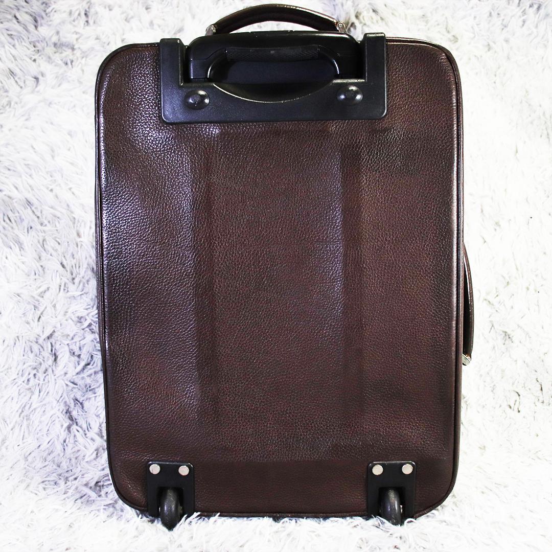 ITALY高級ブランド✨ストールマンテラッシ トラベルキャリーバッグ レザー