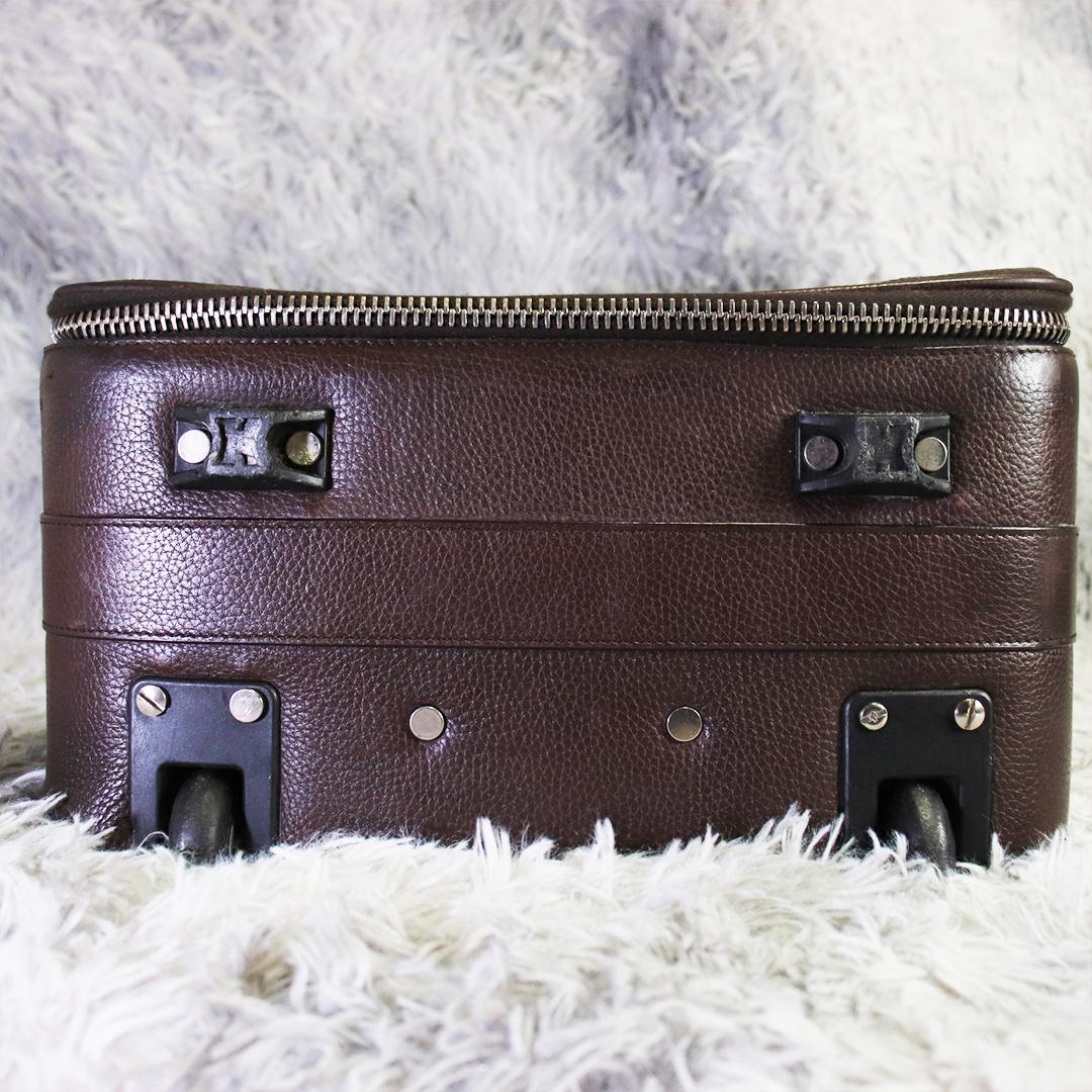 ITALY高級ブランド✨ストールマンテラッシ トラベルキャリーバッグ レザー