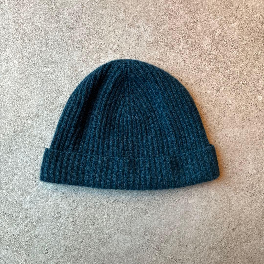 ジョンストンズ　ニット帽　カシミア100%　Johnstons