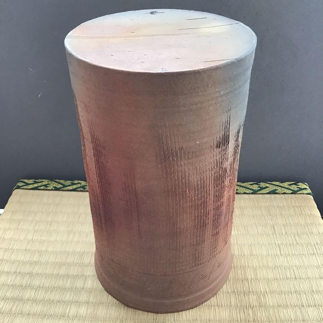 茶道具　南蛮縄簾　細水指　太仙窯作　共箱　紙箱　S11MS