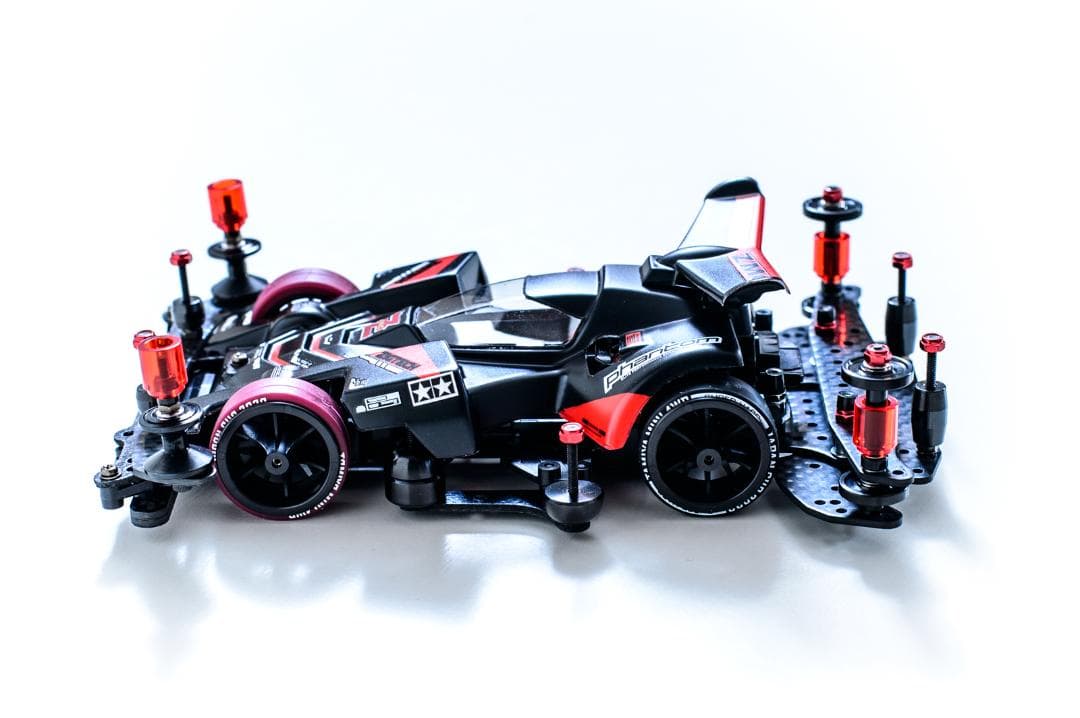 専用★ミニ四駆完成品★ネオトライダガーZMC VZカスタム 塗装済フルベアリング