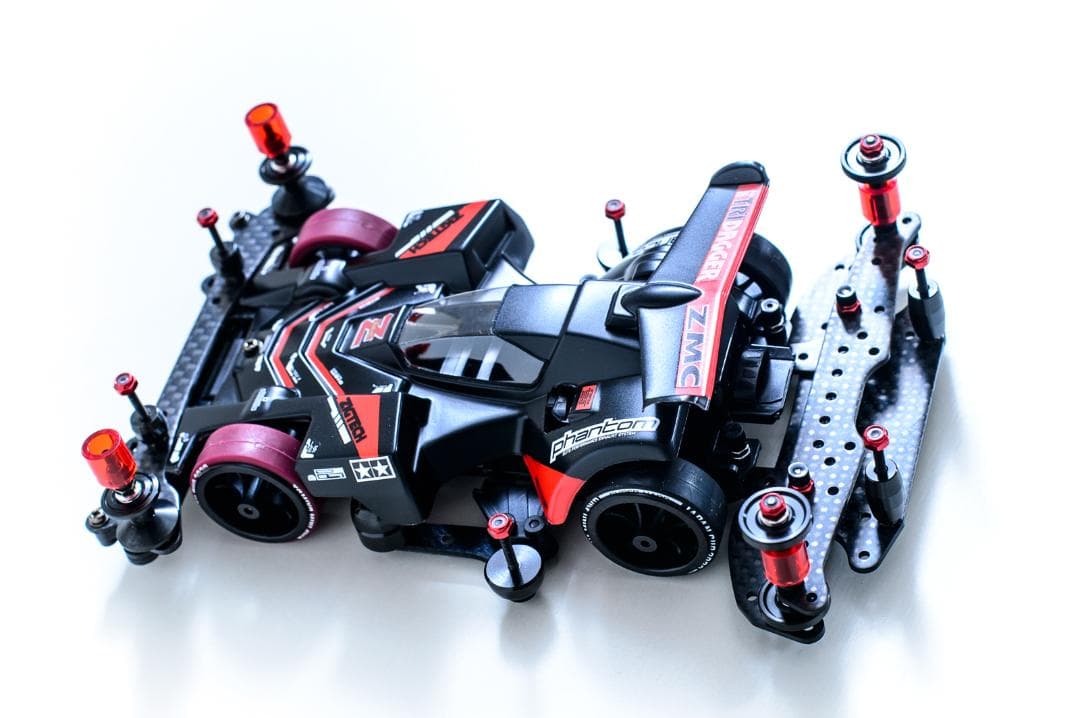 専用★ミニ四駆完成品★ネオトライダガーZMC VZカスタム 塗装済フルベアリング