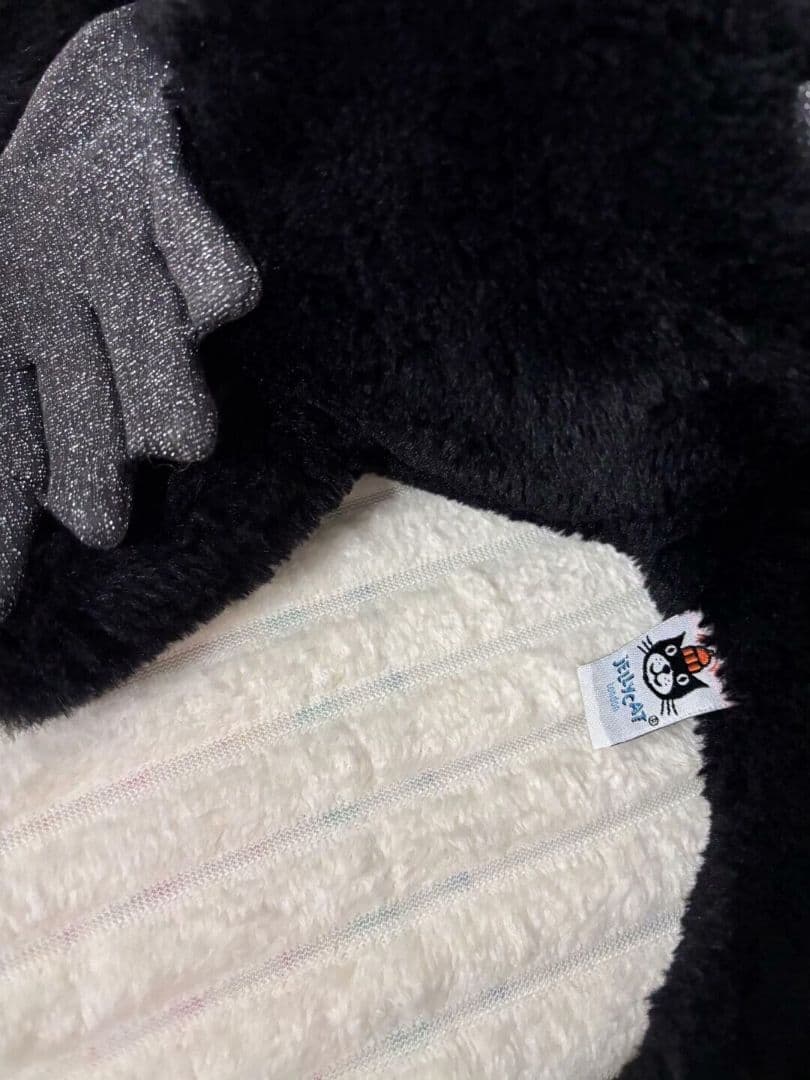  黒いドラゴンぬいぐるみ