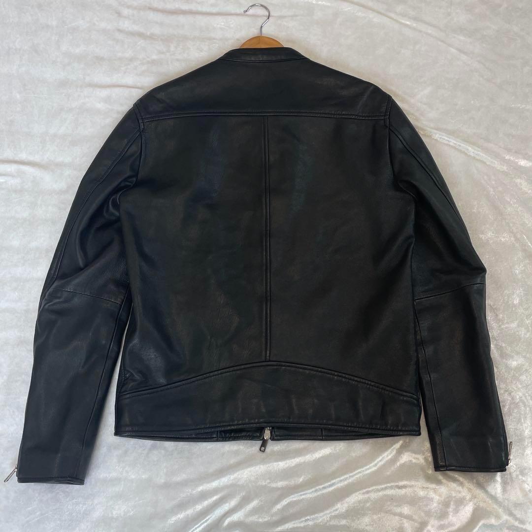 レア　ラムレザー　ユナイテッドトウキョウ　シングル　ライダース　羊革　Lサイズ