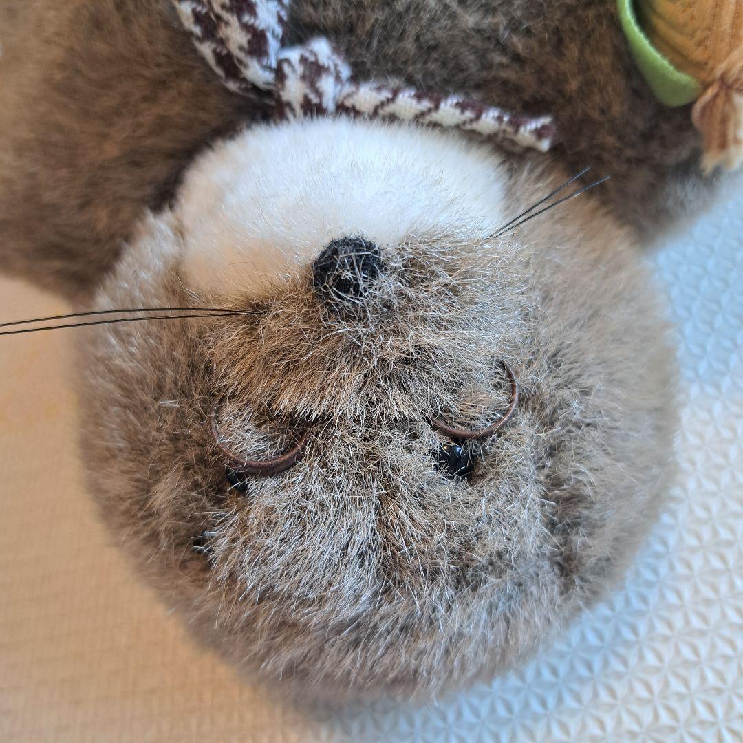 HEART&HEART もぐらのぬいぐるみ メガネ　とうもろこし　ナカジマ