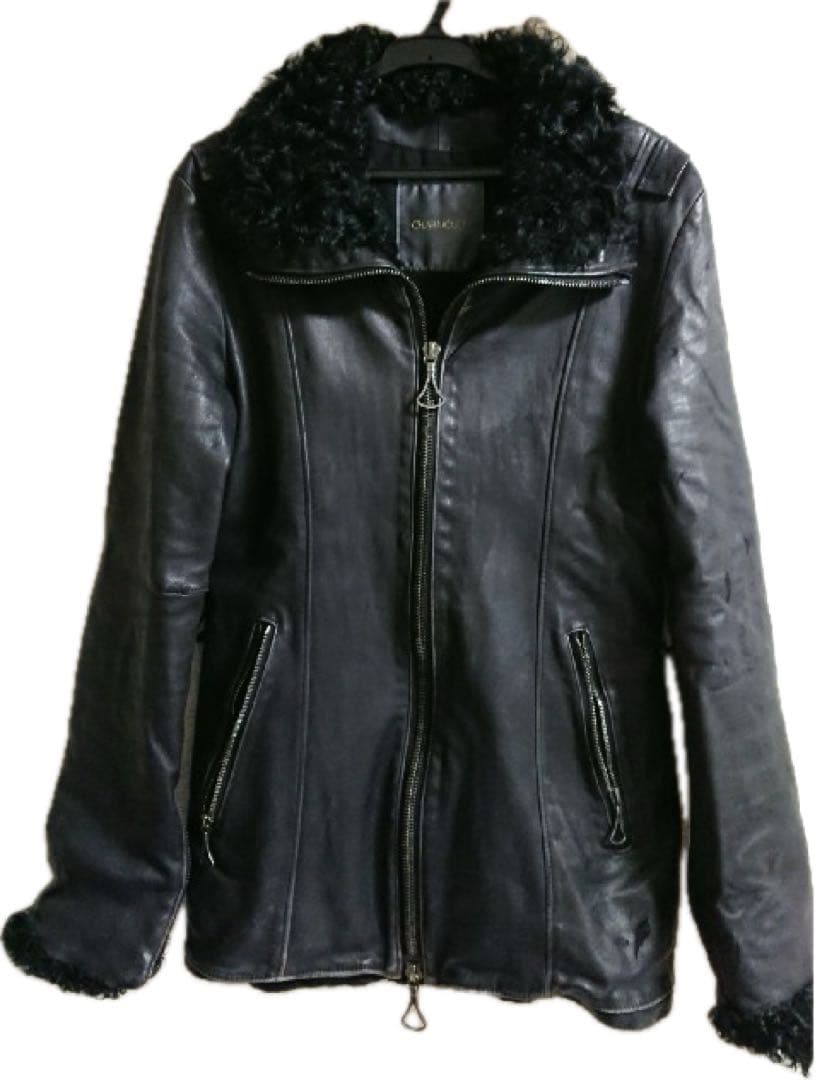 清春さん着用charmcult馬革ファーレザージャケット MaD