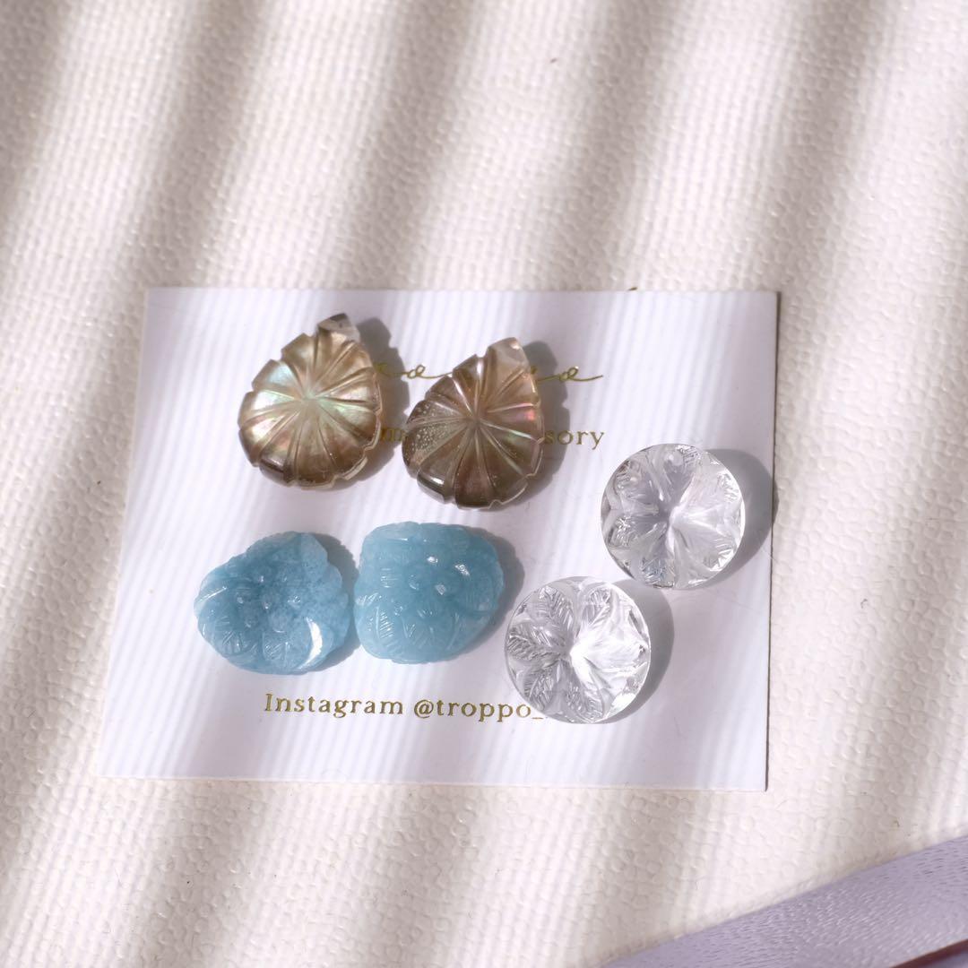 R✴︎H ♦︎14kgfグリーンアンバー・ミントガーネットブレスレット