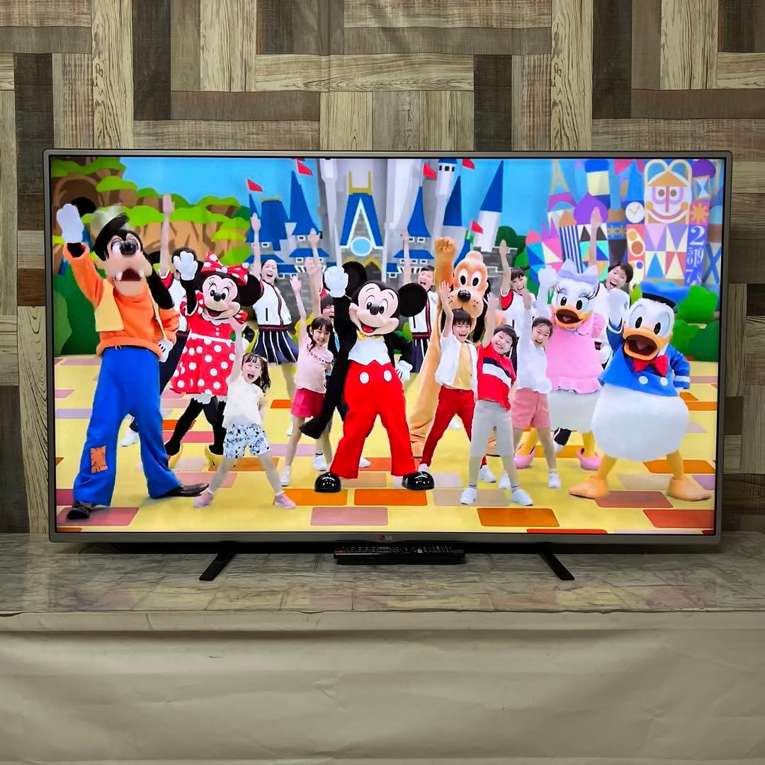 即日受渡❣️全国送料込LG 55型smartテレビNetflix◎新品リモコン付