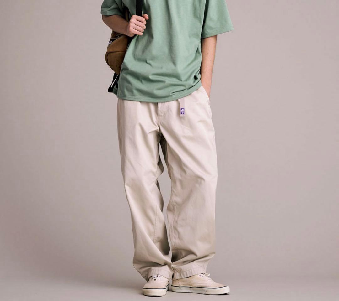 ノースフェイスパープルレーベル ワイドテーパードパンツ NT5412N 32