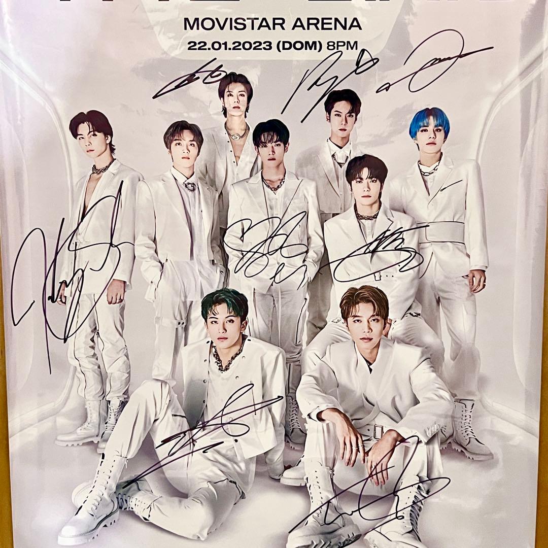 NCT127 直筆サイン入り 大判ポスター THE+LINK SANTIAGO