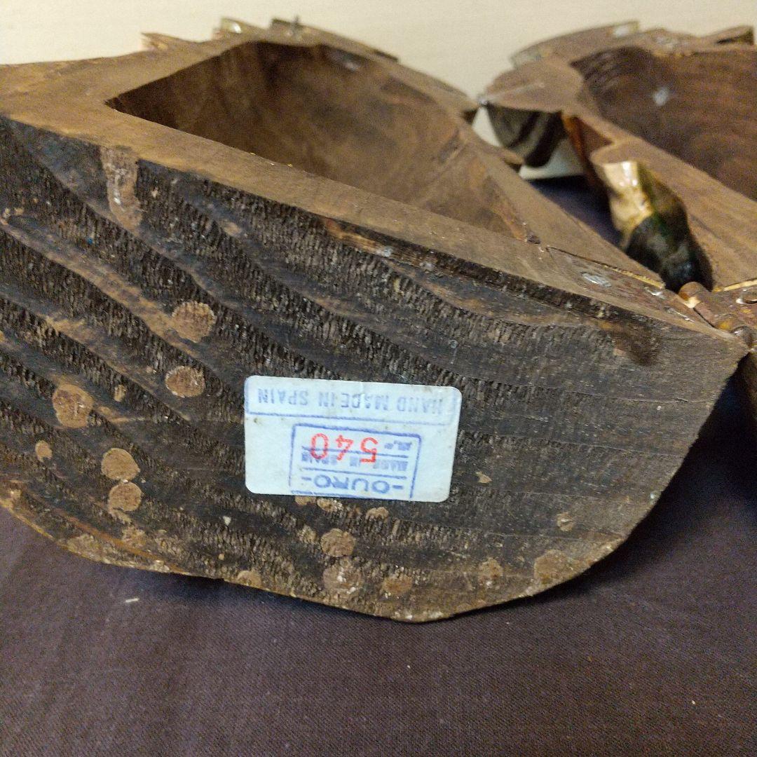 木彫り ドンキホーテとサンチョパンサ 人形セット