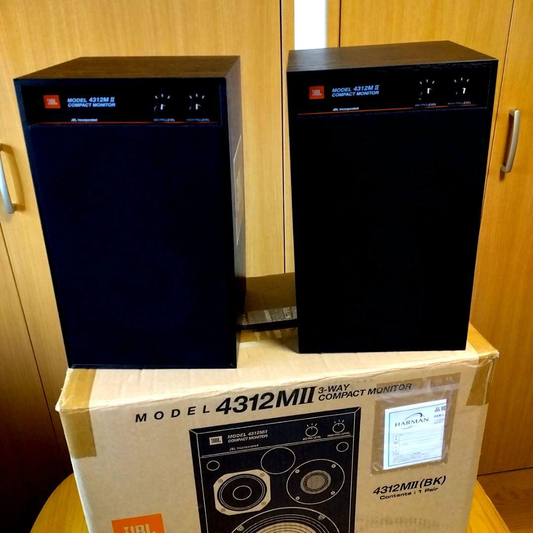 【完動美品】JBL 4312MⅡ BKペア スピーカー 音出し良好