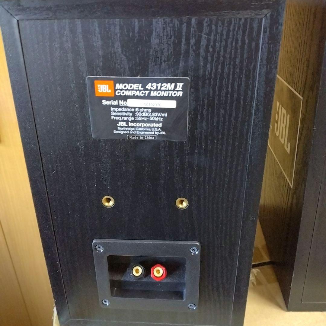 【完動美品】JBL 4312MⅡ BKペア スピーカー 音出し良好
