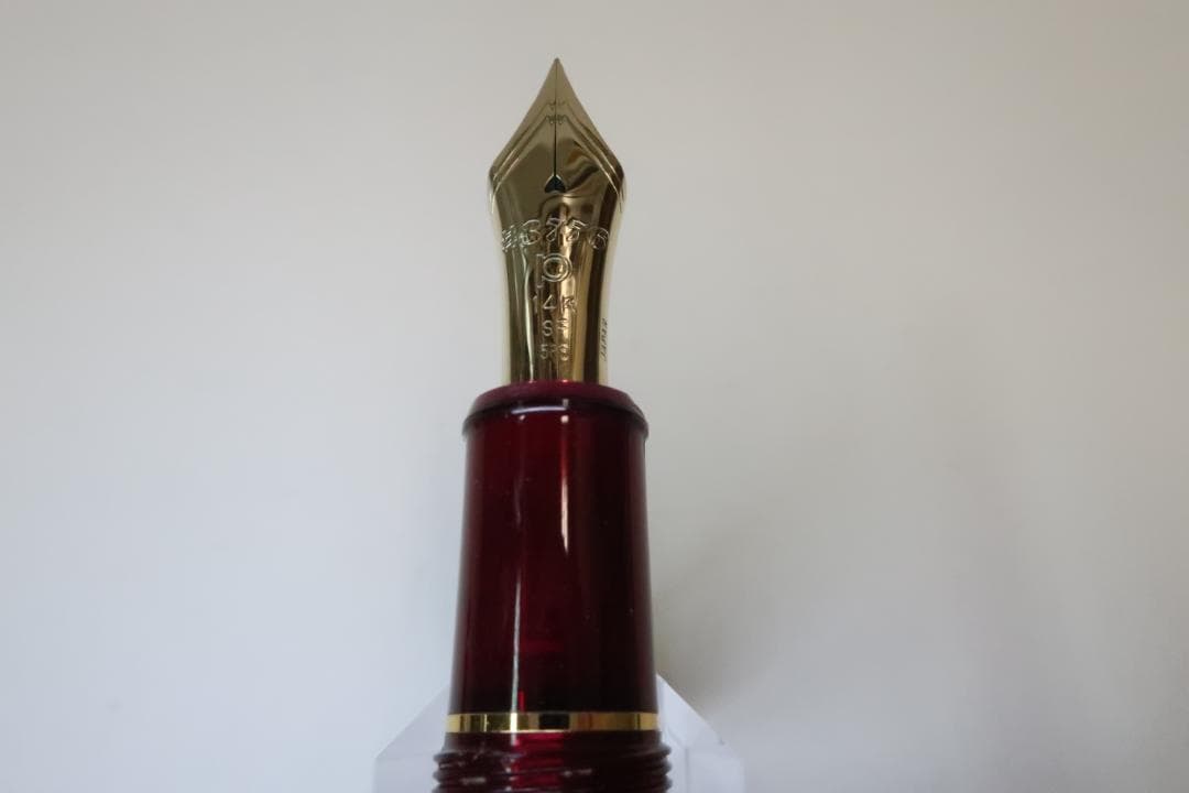 【難あり】プラチナ万年筆　センチュリー #3776 ブルゴーニュ　SF 細軟